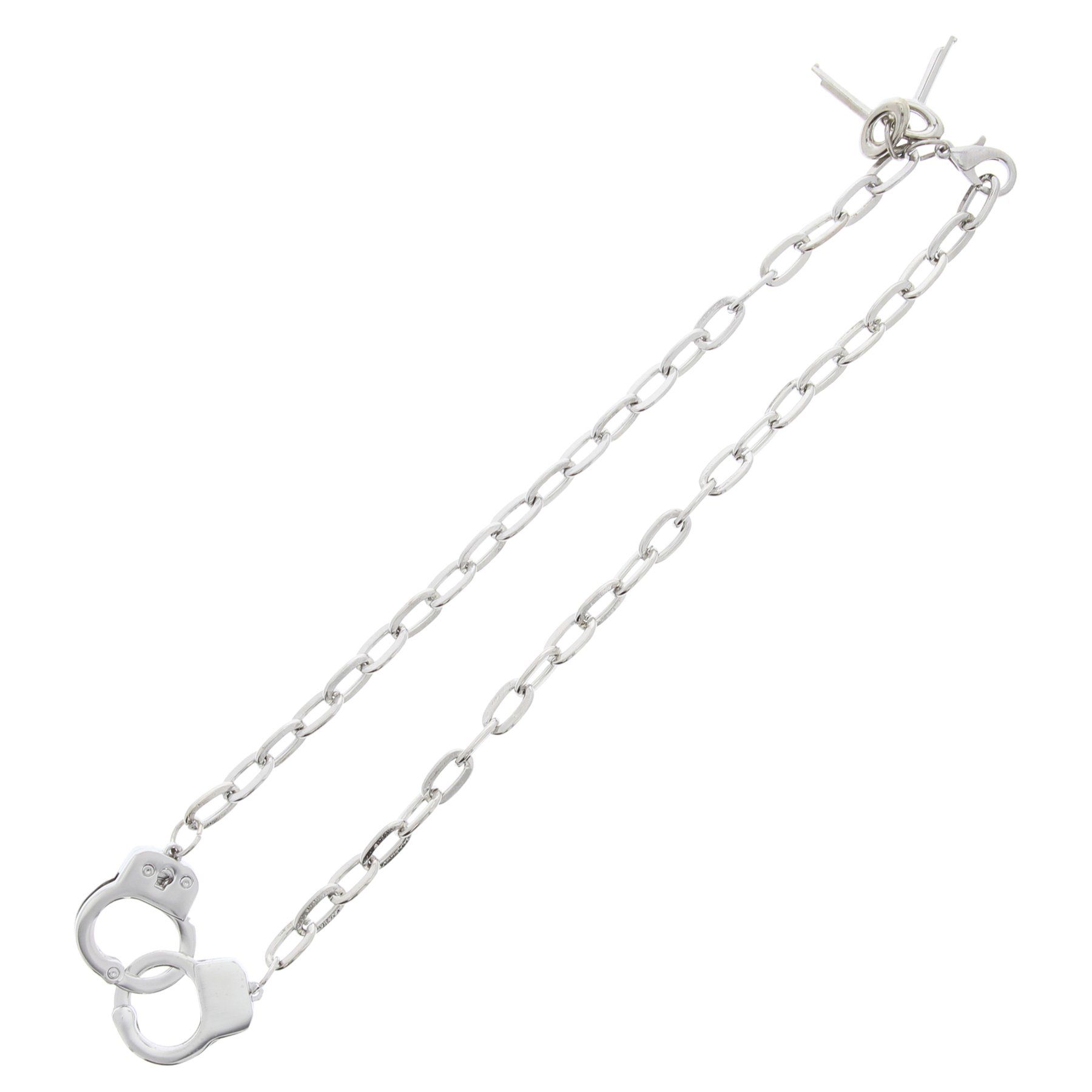 Zac's Alter Ego - Silver Handcuff Chain Collier - Couleur argent